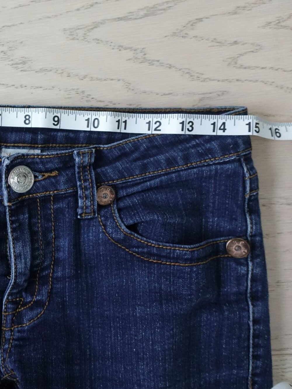 True Religion Vintage Y2K Bedazzled Sequin Bootcut Low Rise Jeans, Size US 27 - Picture 8 of 11